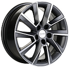 Khomen 1604 6x16 5*105 Et:39 Dia:56,6 Black-FP