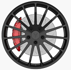 Vissol F-3117 8,5x21 5*120 Et:30 Dia:66,1 Gloss Black