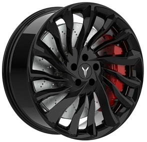 Vissol F-3032R 8,5x22 5*120 Et:30 Dia:66,1 Gloss Black Vissol F-3032R 8,5x22 5*120 Et:30 Dia:66,1 Gloss Black