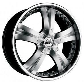 Antera 345 10x22 5*150 Et:35 Dia:110,1 Silver Lip Polished Antera 345 10x22 5*150 Et:35 Dia:110,1 Silver Lip Polished
